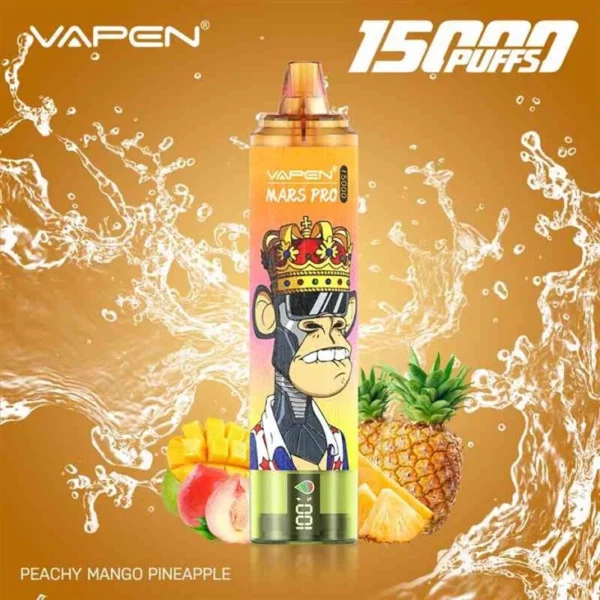 VAPEN Mrs Pro 15000 Puffs 2% Caneta Vapes Descartável Recarregável com Baixo Nicotina em Massa Compre no Atacado - FishVape - 6
