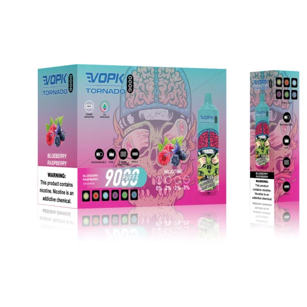 VOPK Tornado 9000 Puffs 0% 2% 3% 5% Nikotinarm, wiederaufladbar, Einweg-Vapes, Pen, Großpackung, Großhandel kaufen – FishVape – 2