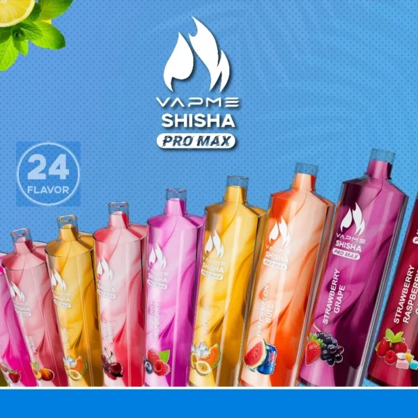 Vapme Shisha Pro Max 20000 trekjes 2% Laag nicotinegehalte LED-display Oplaadbare wegwerpvapes-pen Bulk Koop groothandel - FishVape - 2