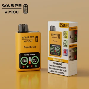 WASPE 25000 PUFFS Dual Mesh Box 0% 2% 5% Low Nicotine LED Display Rechargeable Disposable Vapes Pen Bulk Buy Wholesale - FishVape - 14