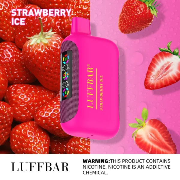 VASY LUFFBAR Dually 20000 Puffs Dual Digital Screen 50mg Low Nicotine Rechargeable Disposable Vapes Pen Bulk Buy Wholesale - FishVape - 2