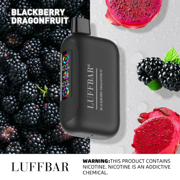 VASY LUFFBAR Dually 20000 Puffs Dual Digital Screen 50mg Low Nicotine Rechargeable Disposable Vapes Pen Bulk Buy Wholesale - FishVape - 8