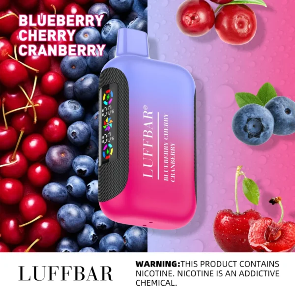 VASY LUFFBAR Dually 20000 Puffs Dual Digital Screen 50mg Low Nicotine Rechargeable Disposable Vapes Pen Bulk Buy Wholesale - FishVape - 9