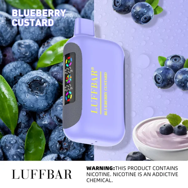 VASY LUFFBAR Dually 20000 Puffs Dual Digital Screen 50mg Low Nicotine Rechargeable Disposable Vapes Pen Bulk Buy Wholesale - FishVape - 11