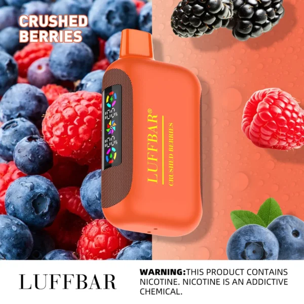 VASY LUFFBAR Dually 20000 Puffs Dual Digital Screen 50mg Low Nicotine Rechargeable Disposable Vapes Pen Bulk Buy Wholesale - FishVape - 13