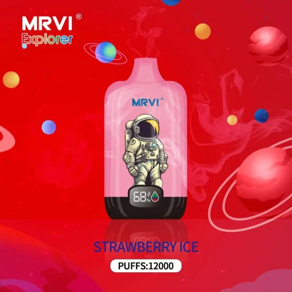 MRVI Explorer 12000 Puffs Цифровой экран 2% 3% 5% Перезаряжаемая одноразовая ручка для вейпов с низким содержанием никотина Купить оптом - FishVape - 9