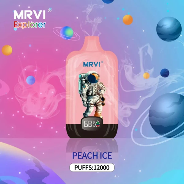 MRVI Explorer 12000 Puffs Цифровой экран 2% 3% 5% Перезаряжаемая одноразовая ручка для электронных сигарет с низким содержанием никотина Купить оптом - FishVape - 10