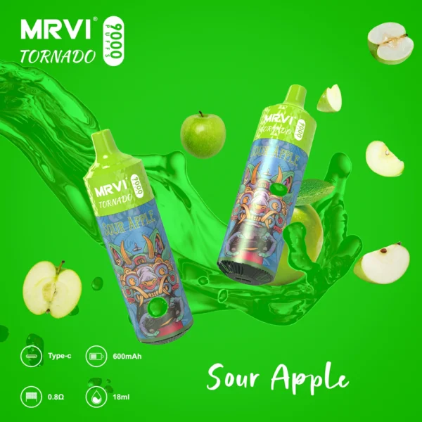 MRVI Tornado 9000 Puffs 2% 3% 5% Vapes desechables recargables con bajo contenido de nicotina Compra a granel al por mayor - FishVape - 11