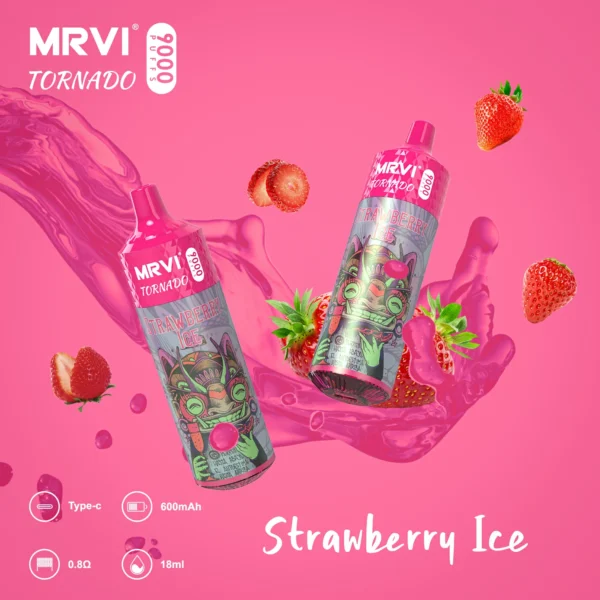 MRVI Tornado 9000 Puffs 2% 3% 5% Vapes desechables recargables con bajo contenido de nicotina Compra a granel al por mayor - FishVape - 6