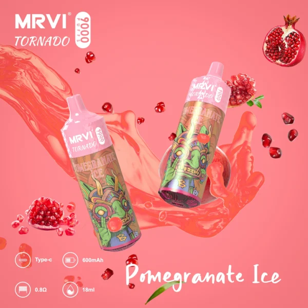 MRVI Tornado 9000 Puffs 2% 3% 5% Vapes desechables recargables con bajo contenido de nicotina Compra a granel al por mayor - FishVape - 8