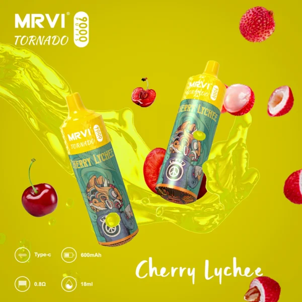 MRVI Tornado 9000 Puffs 2% 3% 5% Vapes desechables recargables con bajo contenido de nicotina Compra a granel al por mayor - FishVape - 9