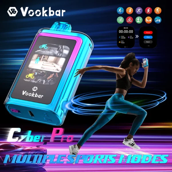 Vookbar Cyber ​​Pro 30000 Puffs Dual Mesh Touch Screen 0% 2% 3% 5% Penna per vaporizzatori usa e getta ricaricabile a basso contenuto di nicotina all'ingrosso Acquista all'ingrosso - FishVape - 12