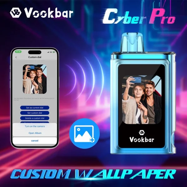 Vookbar Cyber ​​Pro 30000 Puff Dual Mesh Touch Screen 0% 2% 3% 5% Penna per vaporizzatori usa e getta ricaricabile a basso contenuto di nicotina all'ingrosso Acquista all'ingrosso - FishVape - 11