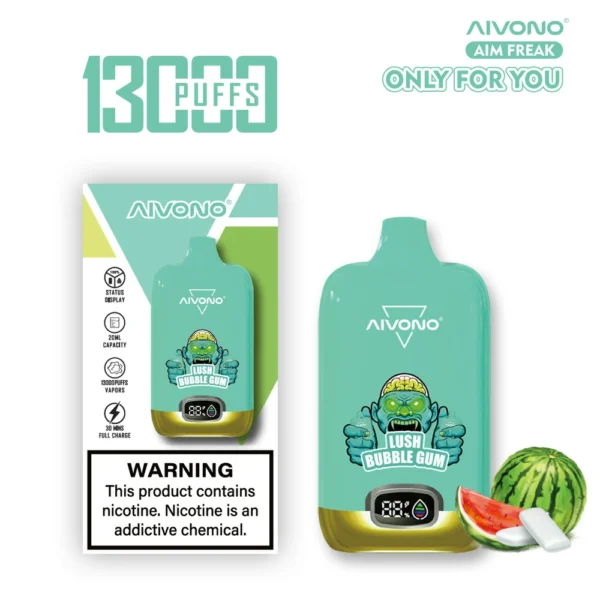 AIVONO AIM FREAK 13000 Puffs Digital Screen 0% 2% 3% 5% Nikotynowy akumulator Jednorazowy długopis Vapes Kup hurtowo - FishVape - 10