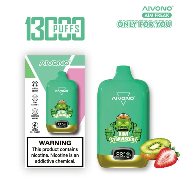 AIVONO AIM FREAK 13000 Puffs Digital Screen 0% 2% 3% 5% Nikotynowy akumulator Jednorazowy długopis Vapes Kup hurtowo - FishVape - 3
