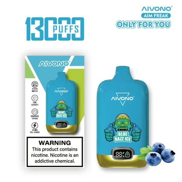 AIVONO AIM FREAK 13000 Puffs Digital Screen 0% 2% 3% 5% Nikotynowy akumulator Jednorazowy długopis Vapes Kup hurtowo - FishVape - 4