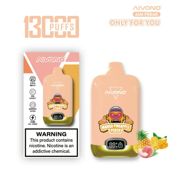 AIVONO AIM FREAK 13000 Puffs Digital Screen 0% 2% 3% 5% Nikotynowy akumulator Jednorazowy długopis Vapes Kup hurtowo - FishVape - 7