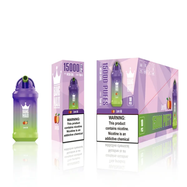 AIVONO BANG MAXI 15000 Puffar 0% 2% 3% 5% Uppladdningsbara engångsvapes med låg nikotinhalt Penna Bulk Köp Partihandel - FishVape - 8