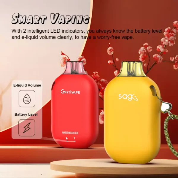 Grativape Boom 9000 Puffs 0% 2% 3% 5% Penna per vaporizzatori usa e getta ricaricabile a basso contenuto di nicotina all'ingrosso Acquista all'ingrosso - FishVape - 4