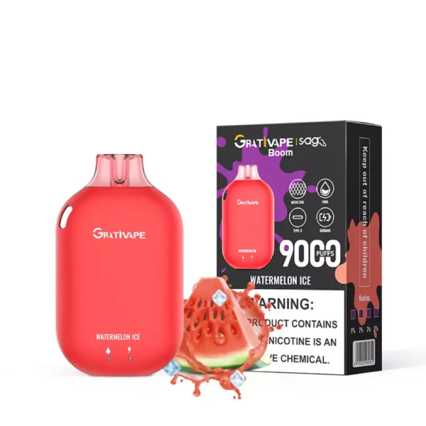 Grativape Boom 9000 Puffs 0% 2% 3% 5% Penna per vaporizzatori usa e getta ricaricabile a basso contenuto di nicotina all'ingrosso Acquista all'ingrosso - FishVape - 7