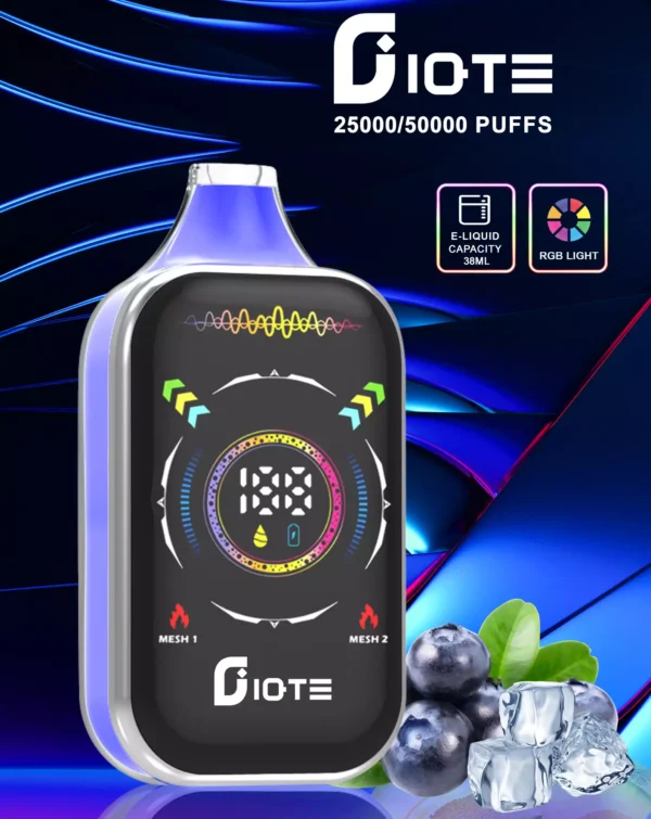 IQTE 50000 Puff Dual Mesh RGB Schermo intero 0% 2% 5% Penna per vaporizzatori usa e getta ricaricabile a basso contenuto di nicotina all'ingrosso Acquista all'ingrosso - FishVape - 10