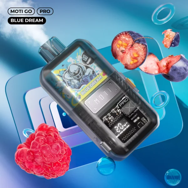 Moti Go Pro 12000 Puffs Dual Mesh Smart Screen 2% 5% Lage nicotine Oplaadbare wegwerpbare Vapes Pen Bulk Koop Groothandel - Fishvape - 4