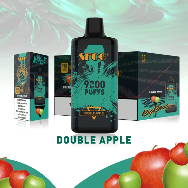 SFOG BIG BANG 9000 Puffs 0% 2% 3% 5% Genopladelige engangsvapes med lavt nikotinindhold Pen Bulk Køb Engros - FishVape - 5