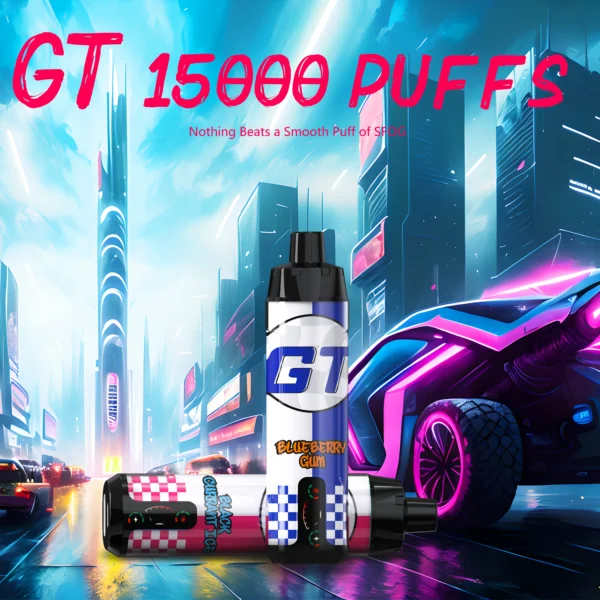 SFOG GT BAR 15000 Puffs SHISHA Smart Display 0,5% Madala nikotiinisisaldusega laetav ühekordne Vapes Pen hulgiost hulgimüük – FishVape – 1