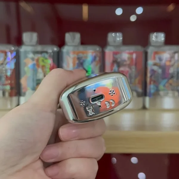 VAPME Crystal 20000 Puffs kahekordse maitsega digitaalne ekraan 2% madala nikotiinisisaldusega laetav ühekordne Vapes pliiats hulgimüük - FishVape - 7