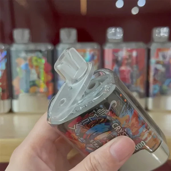 VAPME Crystal 20000 Puffs kahekordse maitsega digitaalne ekraan 2% madala nikotiinisisaldusega laetav ühekordne Vapes pliiats hulgimüük - FishVape - 10