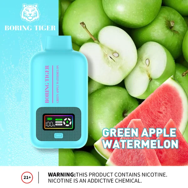 VASY Boring Tiger 25000 Puffs Digital Screen 4 Mesh Coil 50mg Low Nicotine Rechargeable Disposable Vapes Pen Bulk Buy Wholesale - FishVape - 17