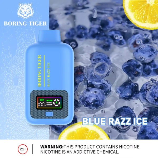 VASY Boring Tiger 25000 Puffs Digital Screen 4 Mesh Coil 50mg Low Nicotine Rechargeable Disposable Vapes Pen Bulk Buy Wholesale - FishVape - 10